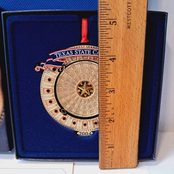 Texas State Capitol Interior Dome 2004 Christmas Holiday Ornament Collectible - Picture 5 of 12